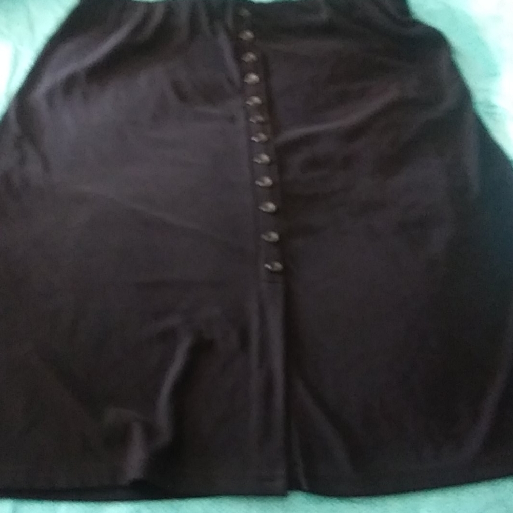 Black knee length skirt